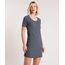 Vestido-Feminino-Curto-Canelado-Manga-Curta-Cinza-Mescla-Escuro-9872034-Cinza_Mescla_Escuro_1
