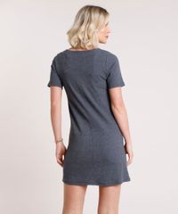 Vestido-Feminino-Curto-Canelado-Manga-Curta-Cinza-Mescla-Escuro-9872034-Cinza_Mescla_Escuro_2