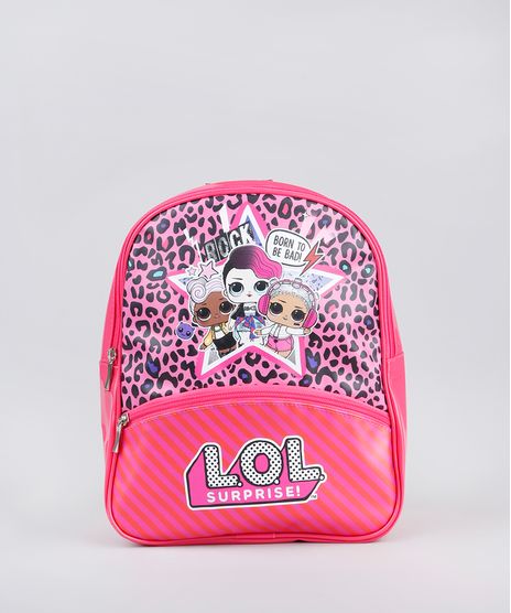 Mochila-Infantil-LOL-Surprise-em-Verniz-com-Bolso-Pink-9669080-Pink_1