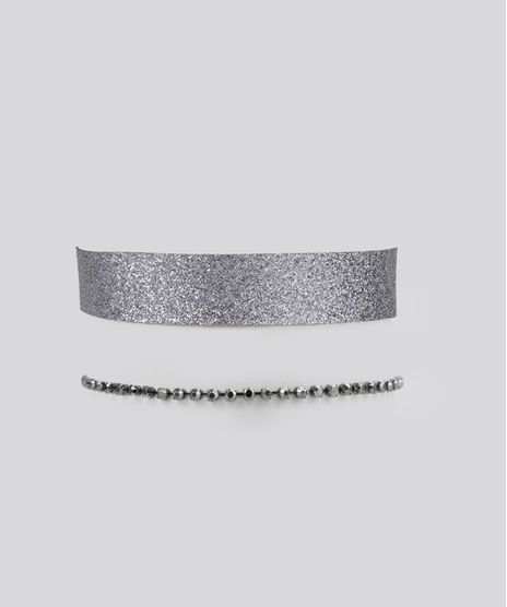 Kit-de-2-Gargantilhas-Choker-Prateado-8620439-Prateado_1