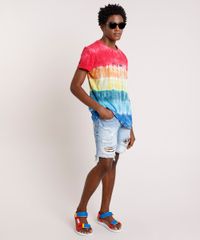 Camiseta-Masculina-Pride-Estampada-Tie-Dye--Free-to-Love--Manga-Curta-Gola-Careca-Multicor-9785563-Multicor_3