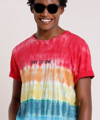 Camiseta-Masculina-Pride-Estampada-Tie-Dye--Free-to-Love--Manga-Curta-Gola-Careca-Multicor-9785563-Multicor_4