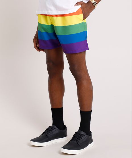 Short-Masculino-Pride-Listrado-Arco-Iris-Multicor-9777215-Multicor_1