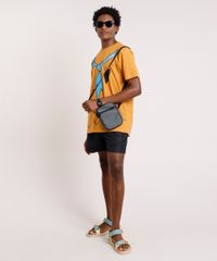 Camiseta-Masculina-Carnaval-Fred-Os-Flintstones-Manga-Curta-Gola-Careca-Caramelo-9871698-Caramelo_3