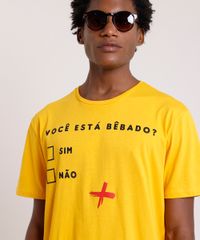 Camiseta-Masculina-Carnaval--Voce-Esta-Bebado---Manga-Curta-Gola-Careca-Mostarda-9726543-Mostarda_4