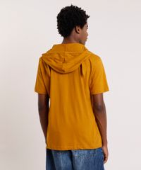 Camiseta-Masculina-Carnaval-Timao-O-Rei-Leao-com-Capuz-e-Orelhas-Manga-Curta-Caramelo-9824367-Caramelo_2