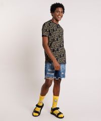 Camiseta-Masculina-Os-Simpsons-Estampada-Manga-Curta-Gola-Careca-Preta-9689260-Preto_3