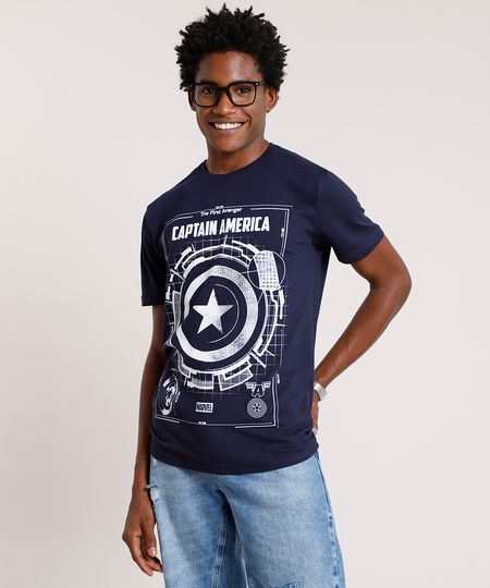 Camiseta-Masculina-Capitao-America-Manga-Curta-Gola-Careca-Azul-Marinho-9824362-Azul_Marinho_1 Camiseta-Masculina-Capitao-America-Manga-Curta-Gola-Careca-Azul-Marinho-9824362-Azul_Marinho_1