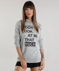 Blusao-em-Moletom--Don-t-look-at-me-that-much--Cinza-Mescla-8607971-Cinza_Mescla_1