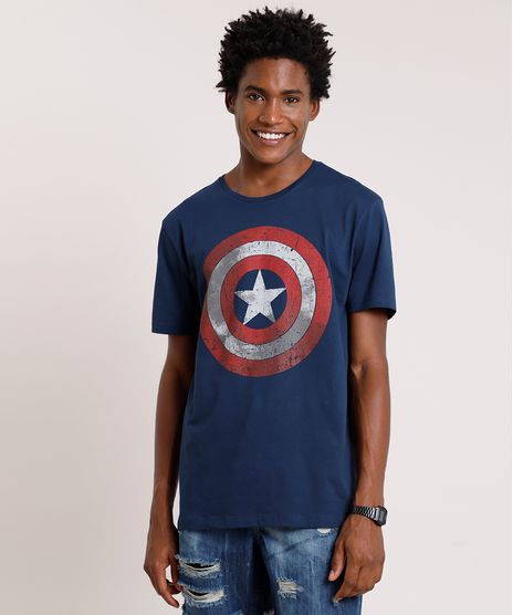 Camiseta-Masculina-Capitao-America-Manga-Curta-Gola-Careca-Azul-Marinho-9738699-Azul_Marinho_1