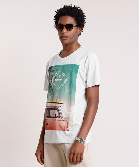 Camiseta-Masculina-Carro-com-Prancha-Manga-Curta-Gola-Careca-Cinza-Mescla-Claro-9717877-Cinza_Mescla_Claro_1
