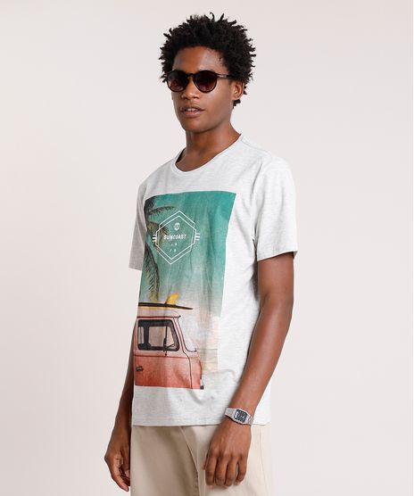 Camiseta-Masculina-Carro-com-Prancha-Manga-Curta-Gola-Careca-Cinza-Mescla-Claro-9717877-Cinza_Mescla_Claro_1