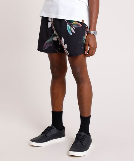 Short-Masculino-Estampado-Floral-com-Bolsos-Preto-9734064-Preto_1 Short-Masculino-Estampado-Floral-com-Bolsos-Preto-9734064-Preto_1