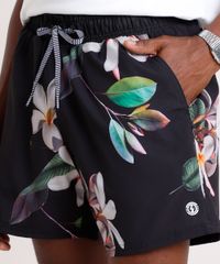 Short-Masculino-Estampado-Floral-com-Bolsos-Preto-9734064-Preto_2