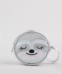 Bolsa-Infantil-Redonda-Bicho-Preguica-Metalizada-Prateada-9664515-Prateada_1