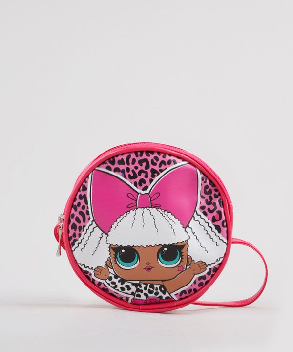 Bolsa Infantil Redonda LOL Surprise Rosa Único
