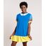 Camiseta-Masculina-Vestido-Branca-de-Neve-com-Capa-Manga-Curta-Azul-8933820-Azul_1