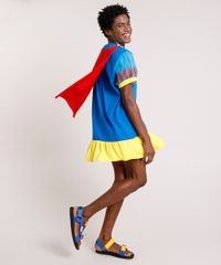 Camiseta-Masculina-Vestido-Branca-de-Neve-com-Capa-Manga-Curta-Azul-8933820-Azul_3