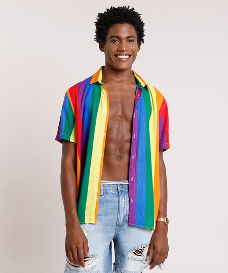 Camisa-Masculina-Tradicional-Pride-Listrada-Arco-Iris-Manga-Curta-Multicor-9729636-Multicor_1 Camisa-Masculina-Tradicional-Pride-Listrada-Arco-Iris-Manga-Curta-Multicor-9729636-Multicor_1