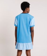 Camiseta-Masculina-Carnaval-Vestido-Cinderela-Manga-Curta-Azul-9871323-Azul_2