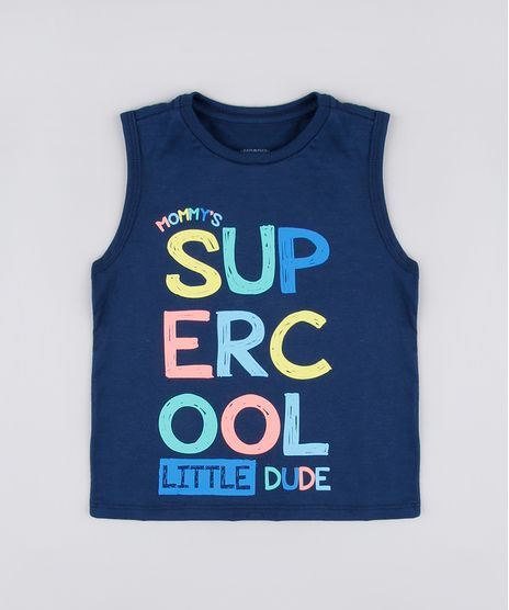Regata-Infantil--Mommy-s-Super-Cool--Azul-Marinho-9865028-Azul_Marinho_1