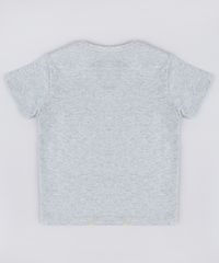 Camiseta-Infantil-com-Estampa-Interativa-de-Dinossauro-Manga-Curta-Cinza-Mescla-9837263-Cinza_Mescla_2