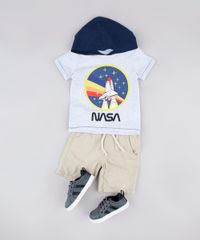 Camiseta-Infantil-NASA-com-Capuz-Manga-Curta-Cinza-Mescla-Claro-9837601-Cinza_Mescla_Claro_3