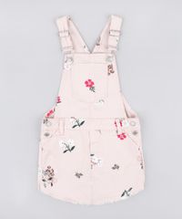 Jardineira-Short-Saia-de-Sarja-Infantil-Estampada-Floral-Rose-9845713-Rose_1