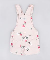 Jardineira-Short-Saia-de-Sarja-Infantil-Estampada-Floral-Rose-9845713-Rose_2