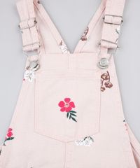 Jardineira-Short-Saia-de-Sarja-Infantil-Estampada-Floral-Rose-9845713-Rose_3