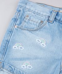 Short-Jeans-Infantil-com-Bordado-de-Arco-Iris-Azul-Claro-9794720-Azul_Claro_3