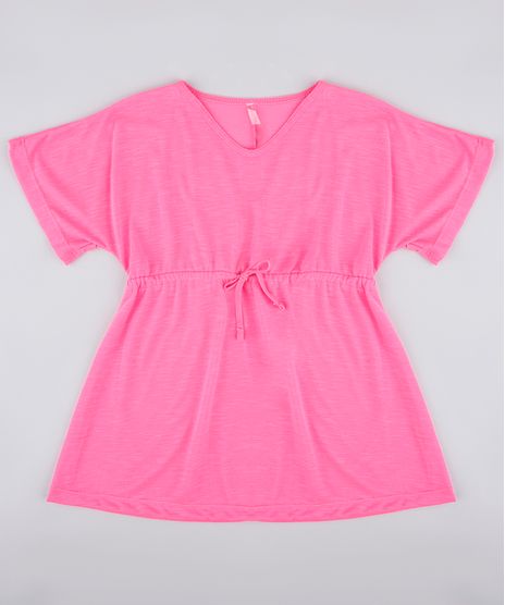 Saida-de-Praia-Infantil-com-Amarracao-Manga-Curta-Pink-9740766-Pink_1