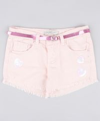 Short-de-Sarja-Infantil-com-Paete-e-Cinto-Holografico-Rose-9828208-Rose_1