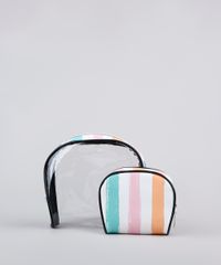 Kit-de-2-Necessaires-Femininas-Listradas-Multicor-9867588-Multicor_1