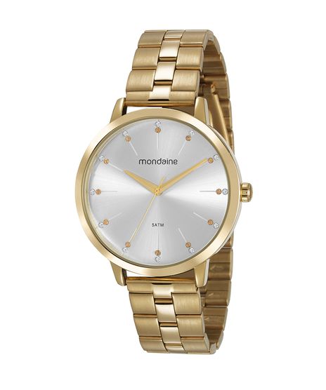 Kit-de-Relogio-Analogico-Mondaine-Feminino---Pulseira---53659LPMVDE1KH-Dourado-9922464-Dourado_1