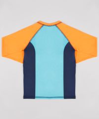Camiseta-de-Praia-Infantil-Raglan-Estampada-de-Praia-Manga-Longa-com-Protecao-UV50--Laranja-9744461-Laranja_2