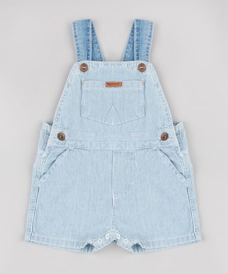Jardineira-Jeans-Infantil-Listrada-com-Bolsos-Azul-Claro-9862246-Azul_Claro_1