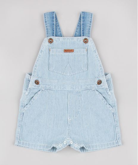 Jardineira-Jeans-Infantil-Listrada-com-Bolsos-Azul-Claro-9862246-Azul_Claro_1