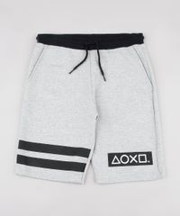 Bermuda-Infantil-Playstation-em-Moletom-com-Bolso-Cinza-Mescla-Claro-9837993-Cinza_Mescla_Claro_1 Bermuda-Infantil-Playstation-em-Moletom-com-Bolso-Cinza-Mescla-Claro-9837993-Cinza_Mescla_Claro_1