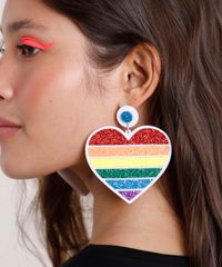 Brinco-Feminino-Pride-Coracao-Arco-Iris-com-Glitter-Branco-9589267-Branco_2