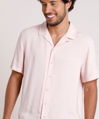 Camisa-Masculina-Relaxed-Manga-Curta-Rose-9657145-Rose_4