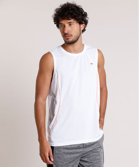 Regata-Masculina-Esportiva-Ace-com-Recortes-Gola-Careca-Branca-9844415-Branco_1