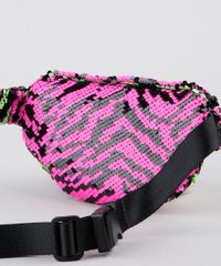 Pochete-Feminina-com-Paete-Dupla-Face-Neon-Preta-9305645-Preto_3