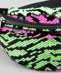 Pochete-Feminina-com-Paete-Dupla-Face-Neon-Preta-9305645-Preto_5