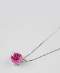 Colar-Feminino-Carnaval-Longo-Esfera-com-Glitter-Rosa-9785341-Rosa_3