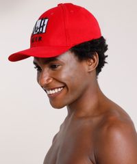 Bone-Masculino-Carnaval-Duff-Beer-Os-Simpsons-Aba-Curva--Vermelho-9127493-Vermelho_2
