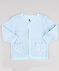 Cardigan-Infantil-em-Plush-com-Bolsos-de-Ursinhos-Azul-Claro-9688478-Azul_Claro_1