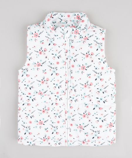 Colete-Infantil-Puffer-Matelasse-Estampado-Floral-Branco-9783174-Branco_1