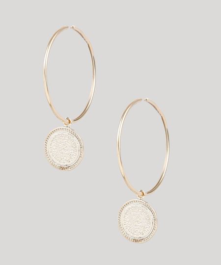 Brinco-Feminino-Folheado-de-Argola-com-Medalha-Dourado-9858998-Dourado_1 Brinco-Feminino-Folheado-de-Argola-com-Medalha-Dourado-9858998-Dourado_1