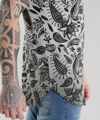 Camiseta-Longa-Estampada-Paisley-Chumbo-8380480-Chumbo_4